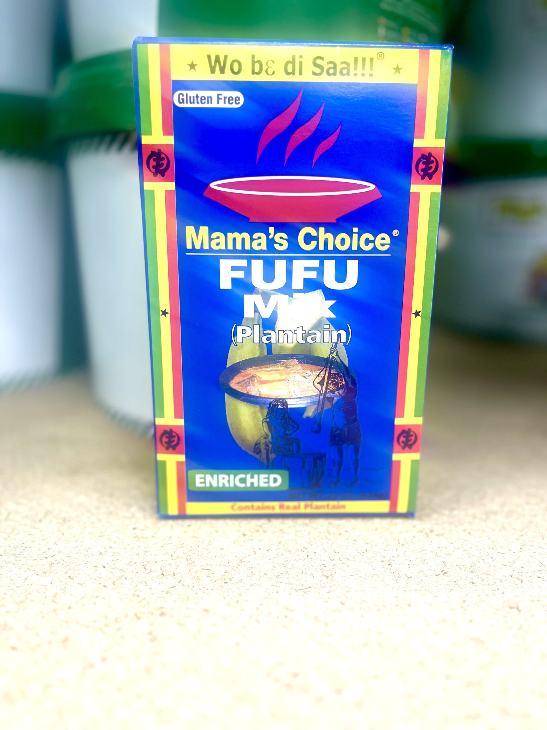 Mama’s choice Plantain fufu mix